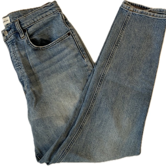 Denim Forum Yoko High Ride Slim Jeans 28L - Picture 1 of 6